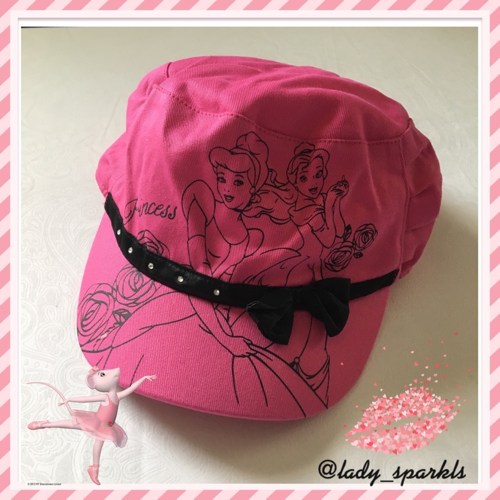 Disney Princess Cinderella & Belle Pink Hat - Picture 1 of 8
